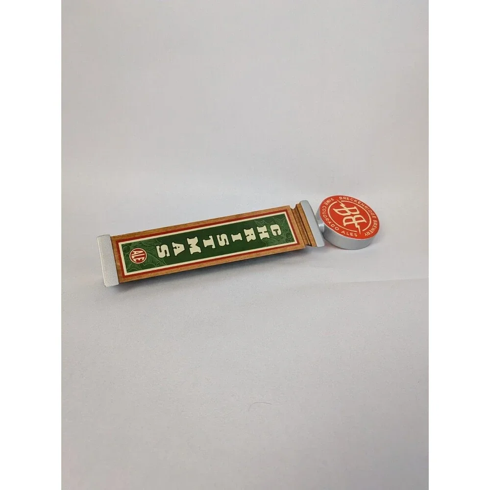 2 Breckenridge Brewery Christmas Ale Tap Handle Vanilla Porter Keg Mancave